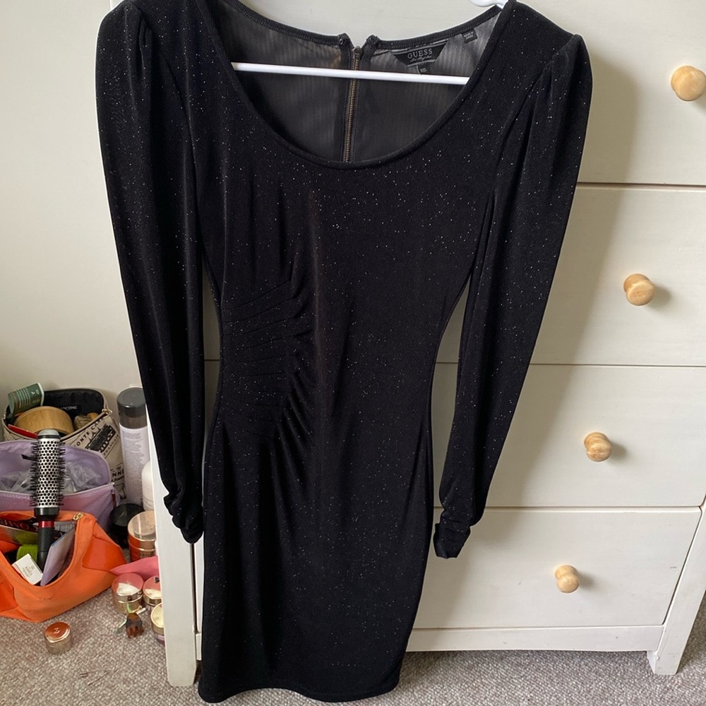 Guess size XS black gorgeous sparkling evening dress!
